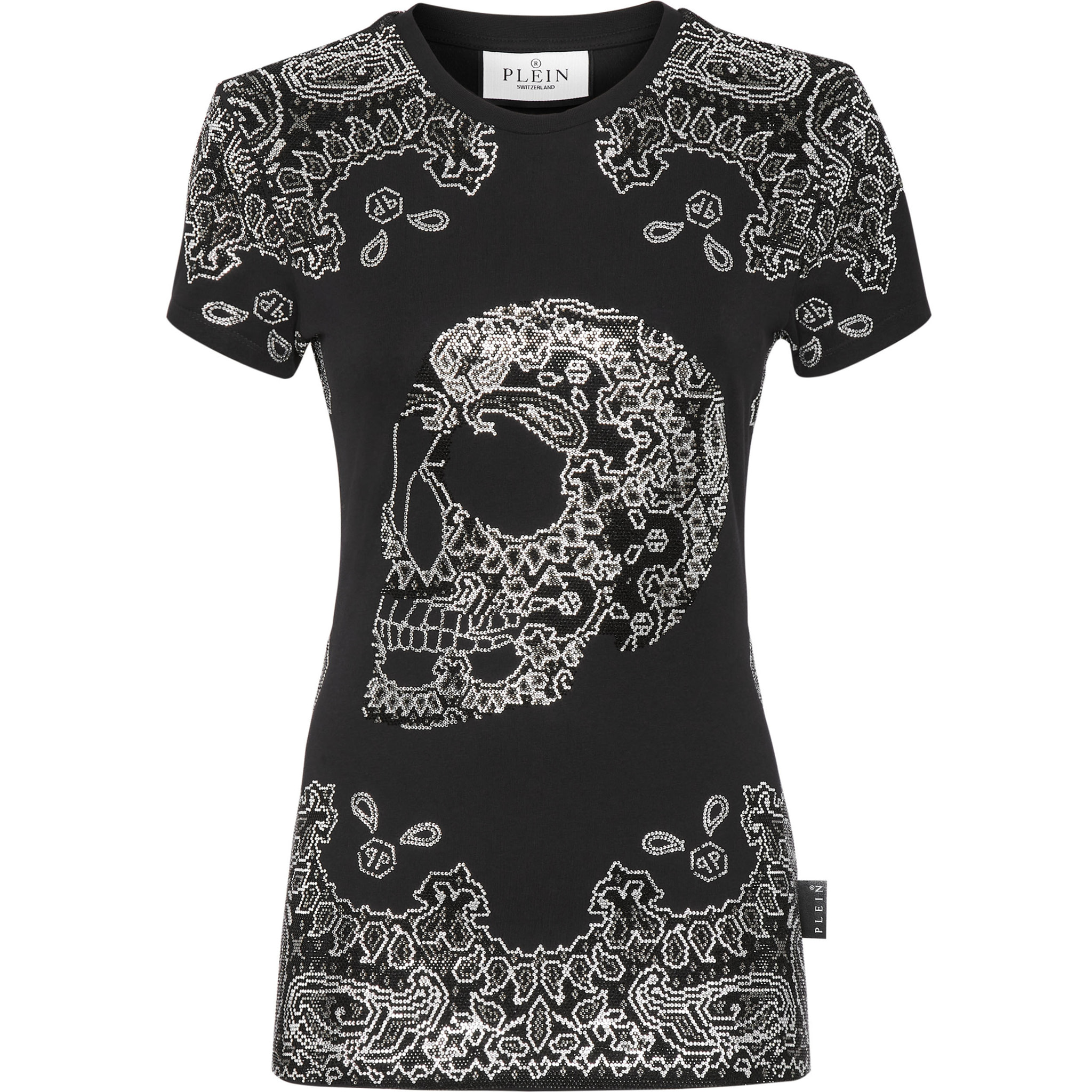 PHILIPP PLEIN T-Shirt Round Neck PAISLEY
