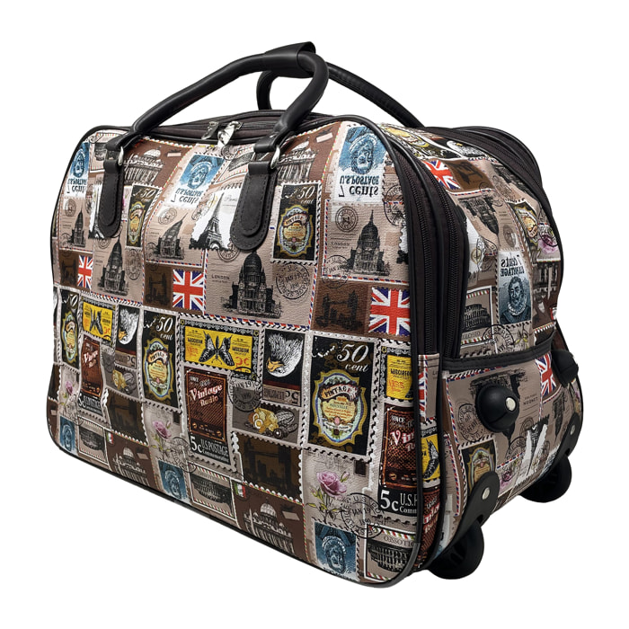 Borsone da Viaggio Trolley con Ruote