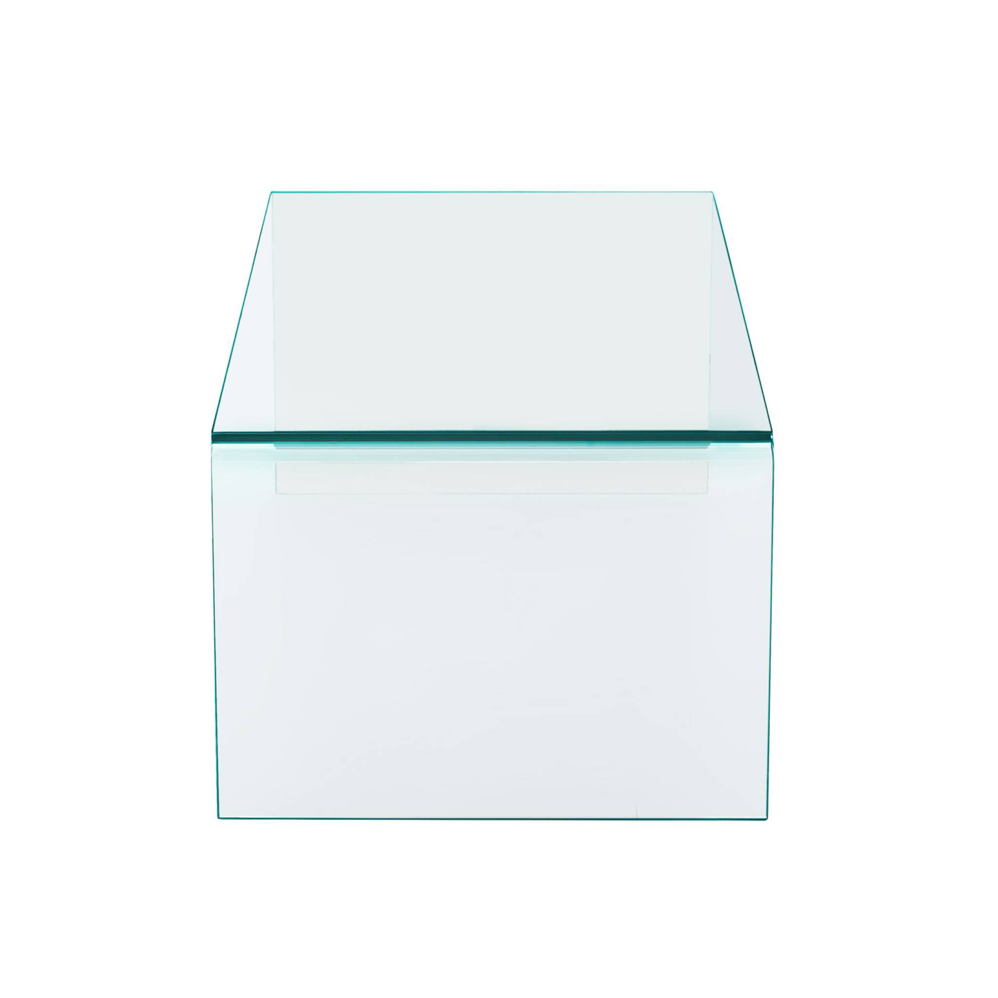 Table basse rectangulaire verre trempé GLINTZ