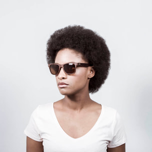 GAFAS DE SOL OCEAN BEACH WOOD de color Marron