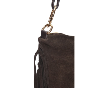 Borsa a tracolla Anna Luchini Marrone