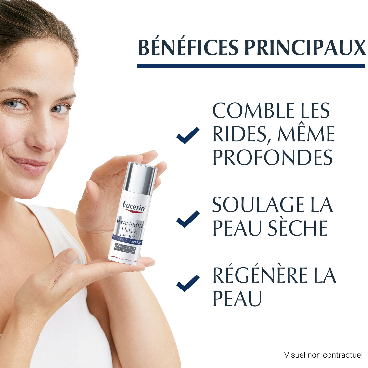 Hyaluron-Filler Extra Riche - Soin Anti-Rides de Nuit - Peaux Sèches 50 ml