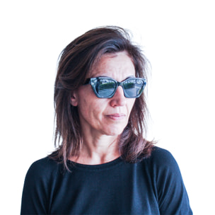 Gafas de sol OCEAN PETRA - Negro brillante / Ahumada