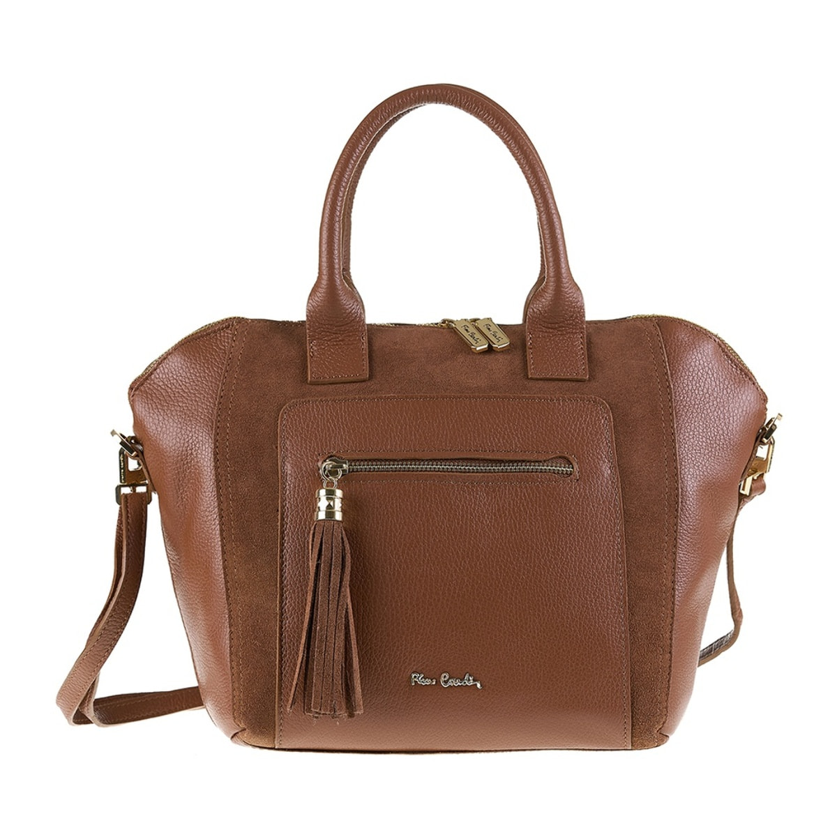 Borsa a mano da donna Made in Italy - Modello Silvana Pro - 100% pelle - 40.0 x 26.0 x 17.0 cm