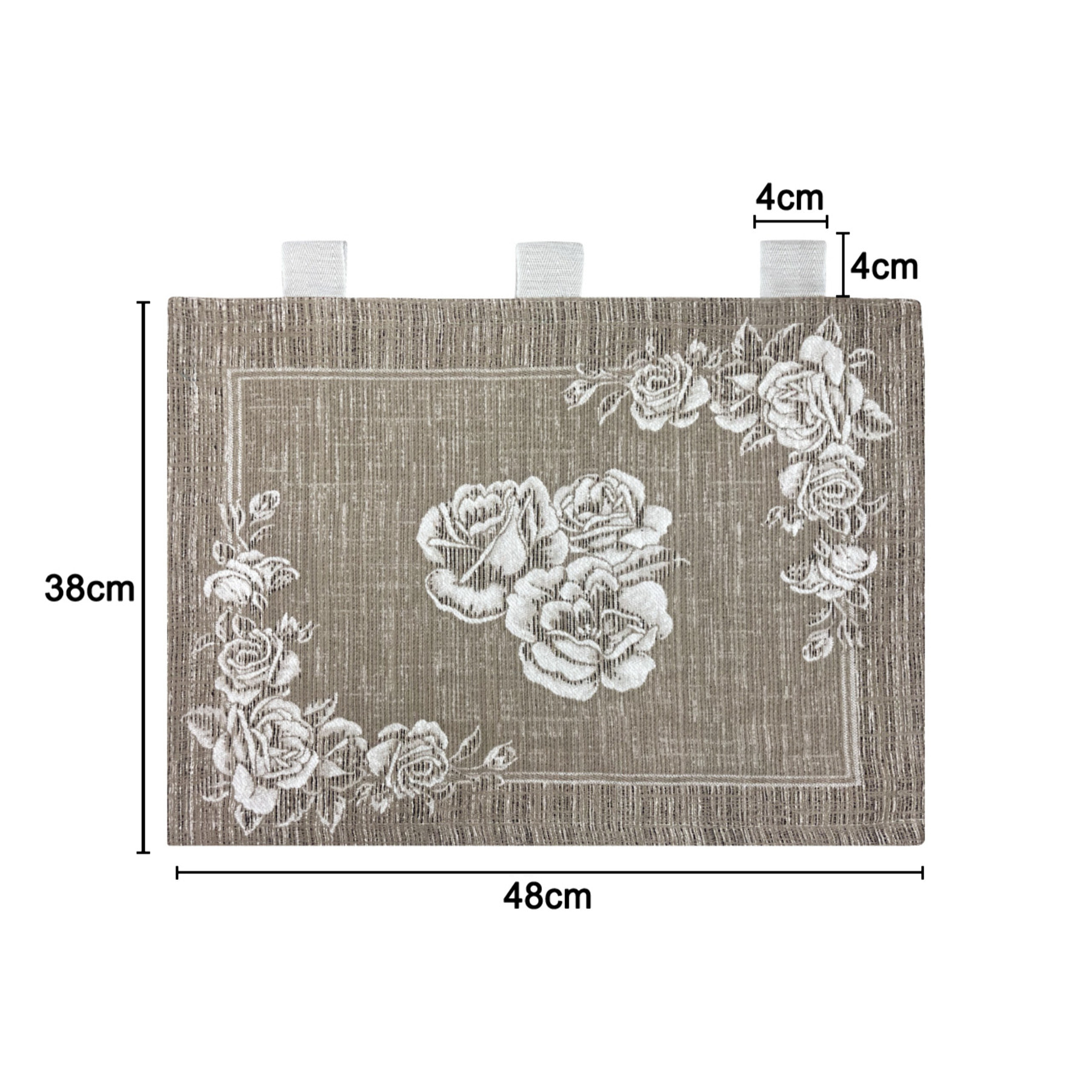 Copriforno Cucina Universale Cinigliato Copertura ProtezioneDecoarzione Forno Disegno Paradise Beige