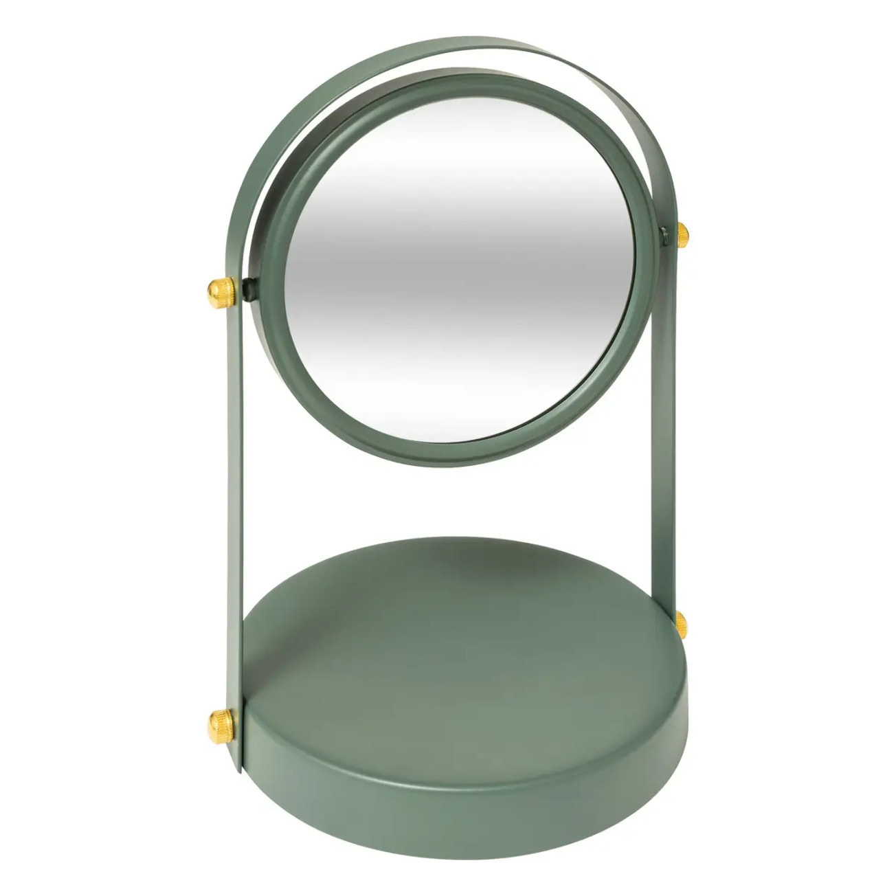 Miroir rond "Duo" pivotant ficus