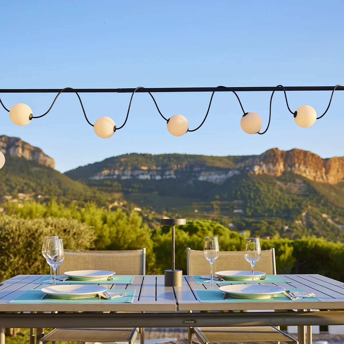 Guirlande solaire BOLLY 6 boules 5.5M