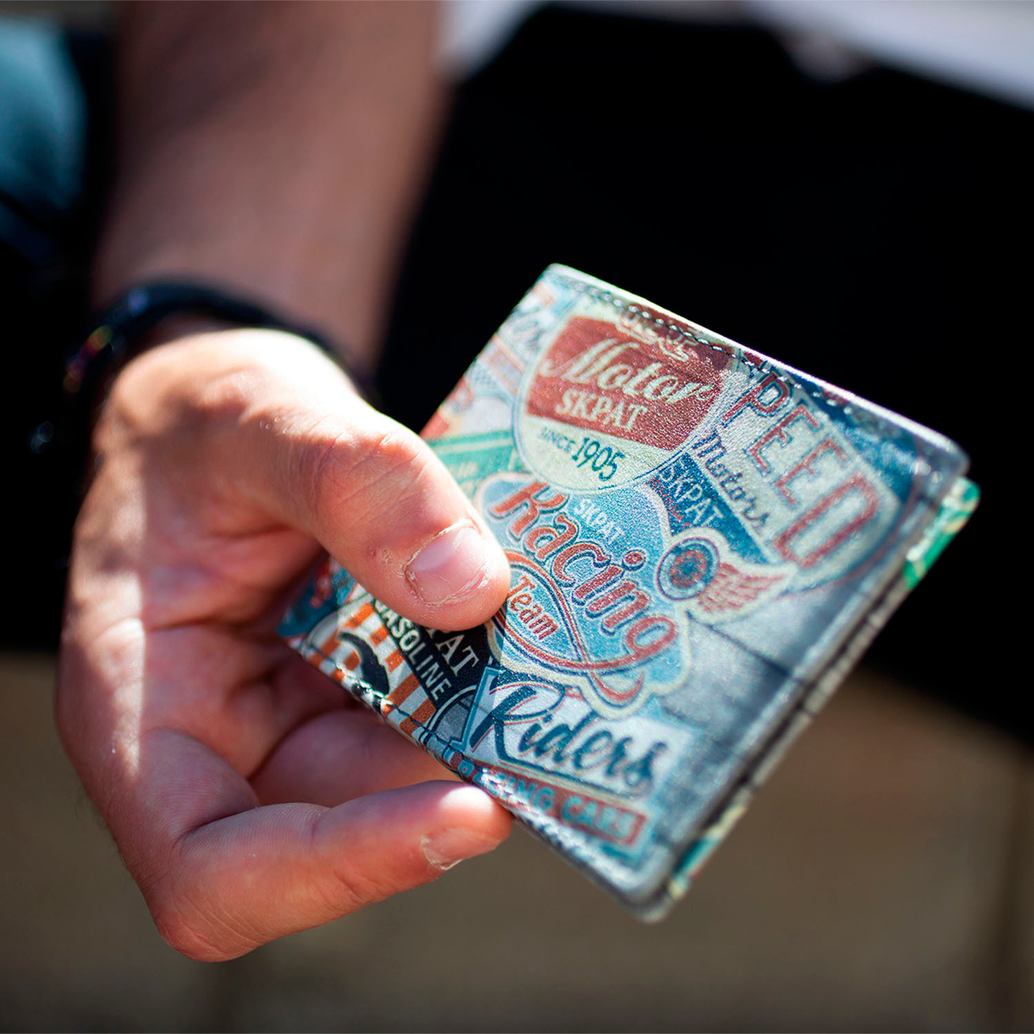 Cartera Hombre Piel Skpat Dundee Azul Marino