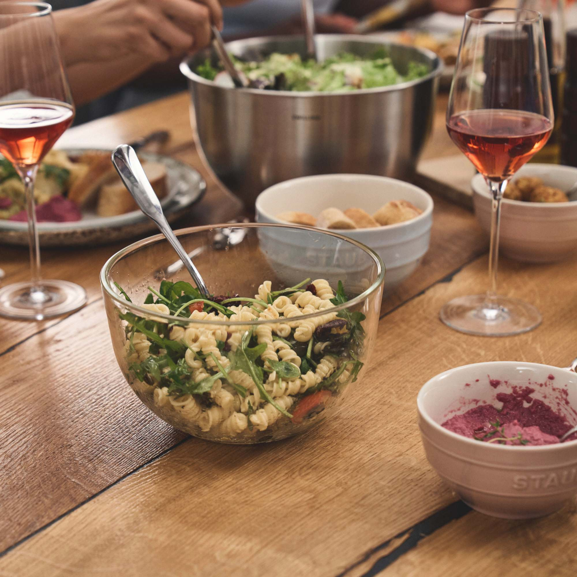 Bol sous vide M / 18 cm, Verre, Transparent