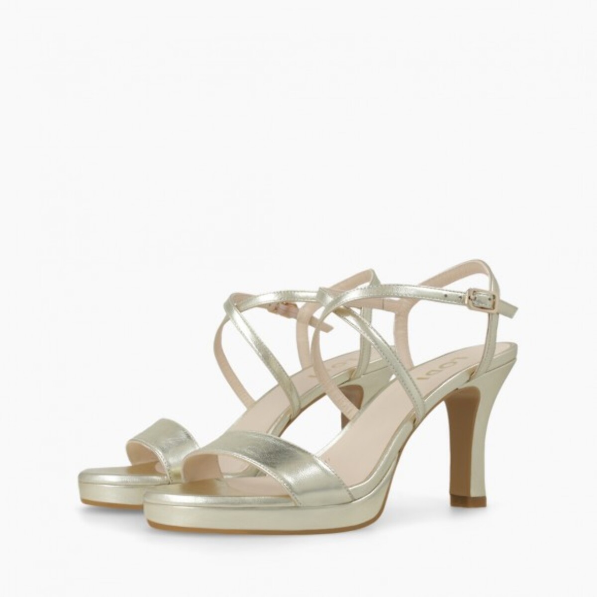 SANDALIAS DORADAS LESERA