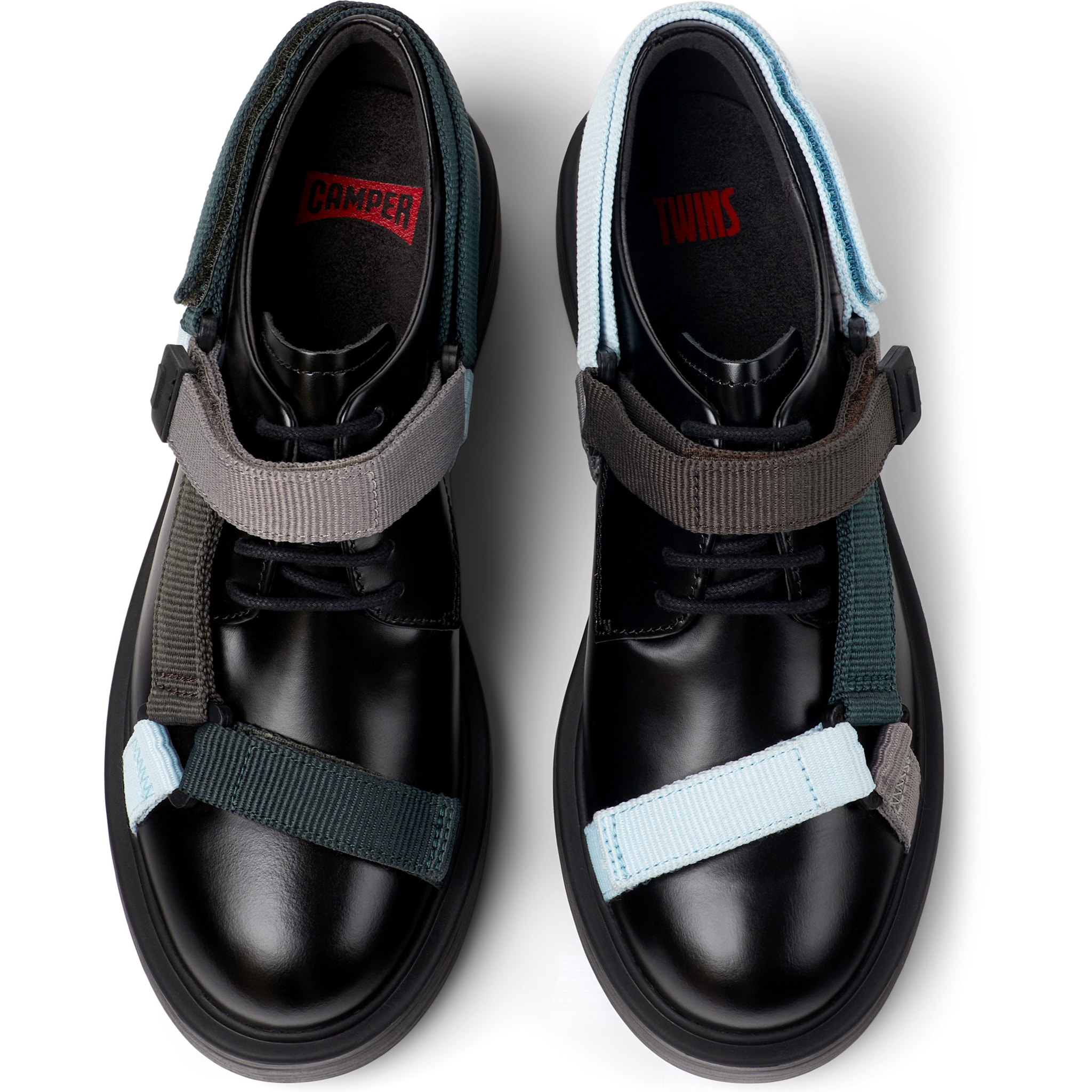 Zapatos de cordones - CAMPER Dean Twins - Multicolor - Cuero liso