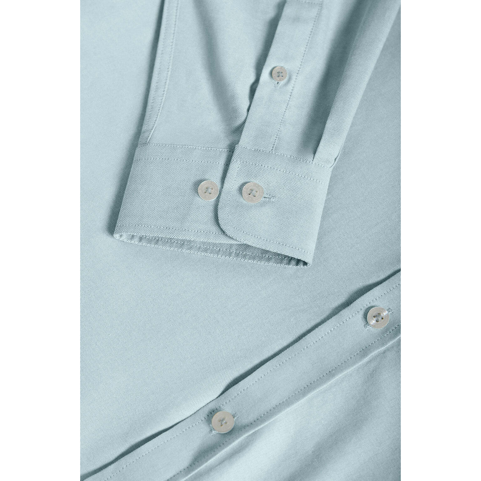 Camisa Oxford azul celeste con logo Polo Club