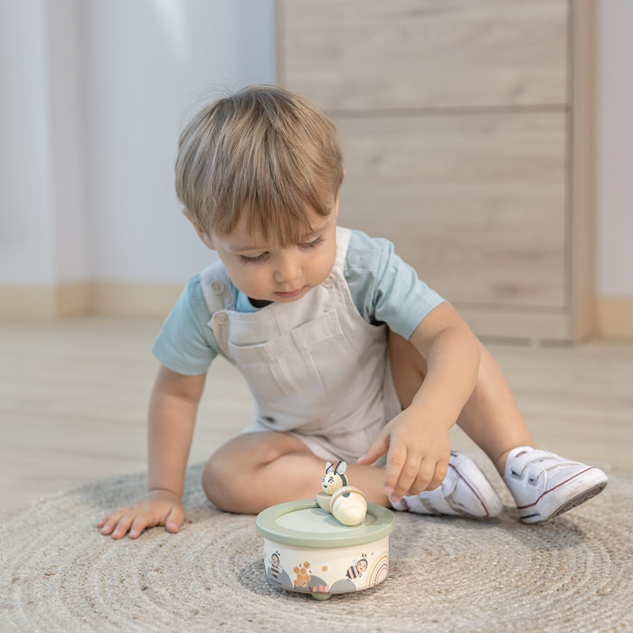 Caja musical de madera MELOBEES para niños