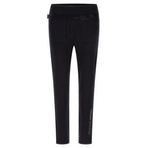 Leggings in felpa con tasche applicate