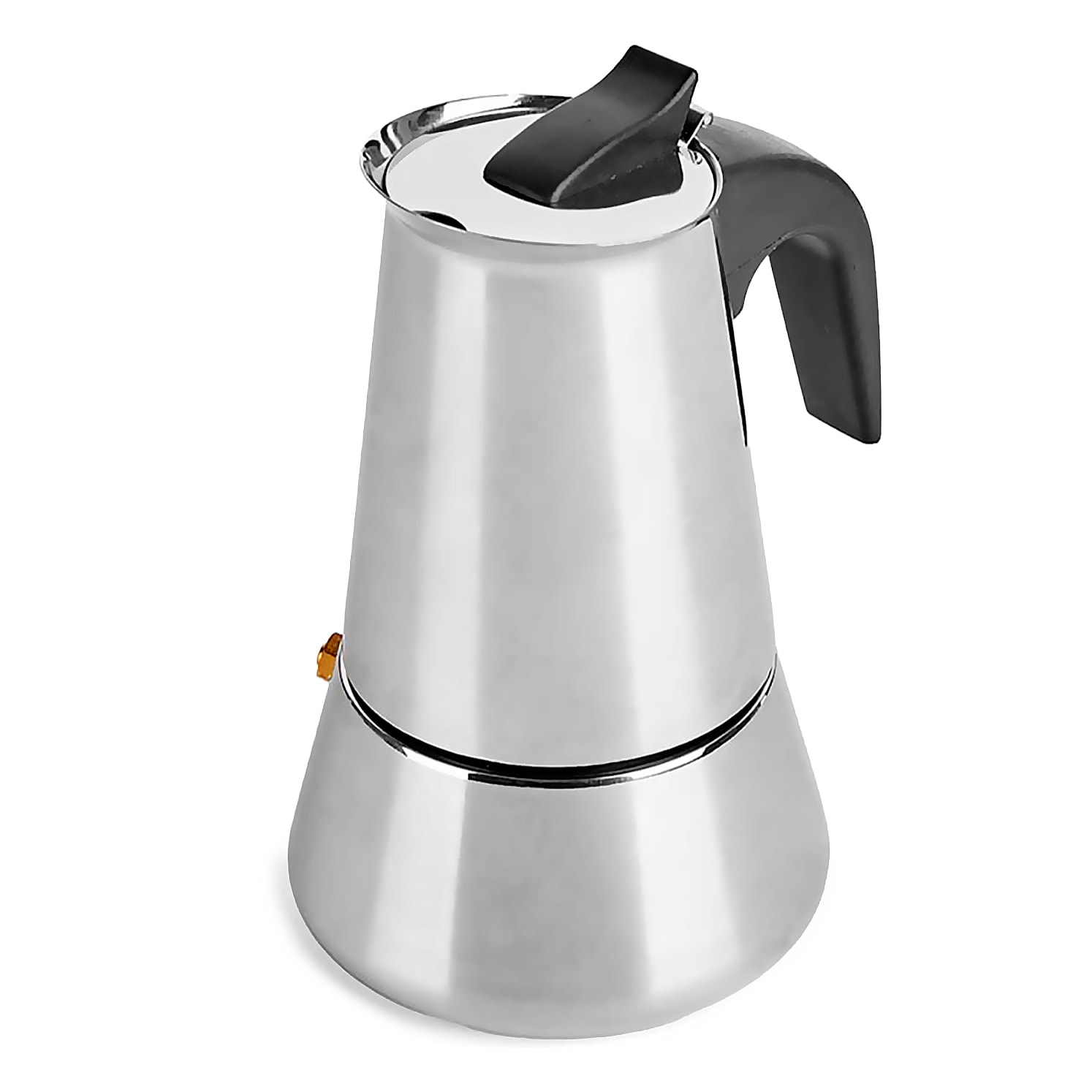 Cafetera de induccion jarra de acero inoxidable con capacidad de 300ml/6 tazas