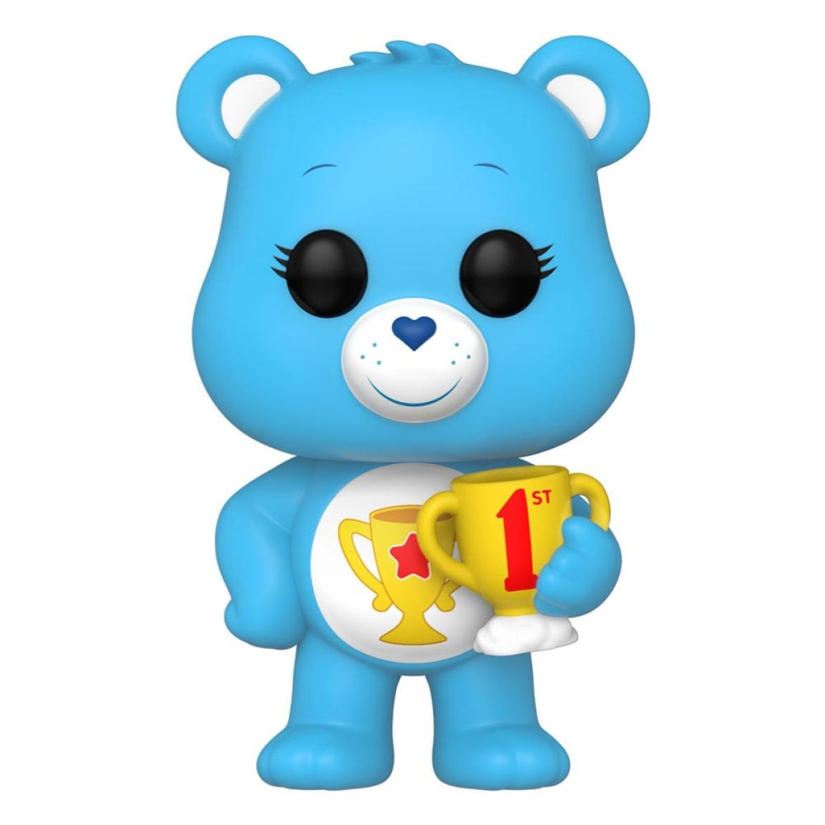 Care Bears 40th Anniversary Pop! Tv Vinile Figures Champ Bear 9 Cm Funko