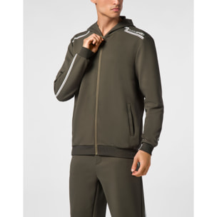 PLEIN SPORT Hooded Sweatjacket