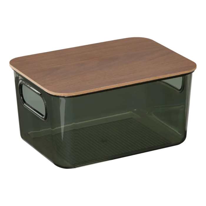 Boîte de rangement avec couvercle Lycia 2,2L vert