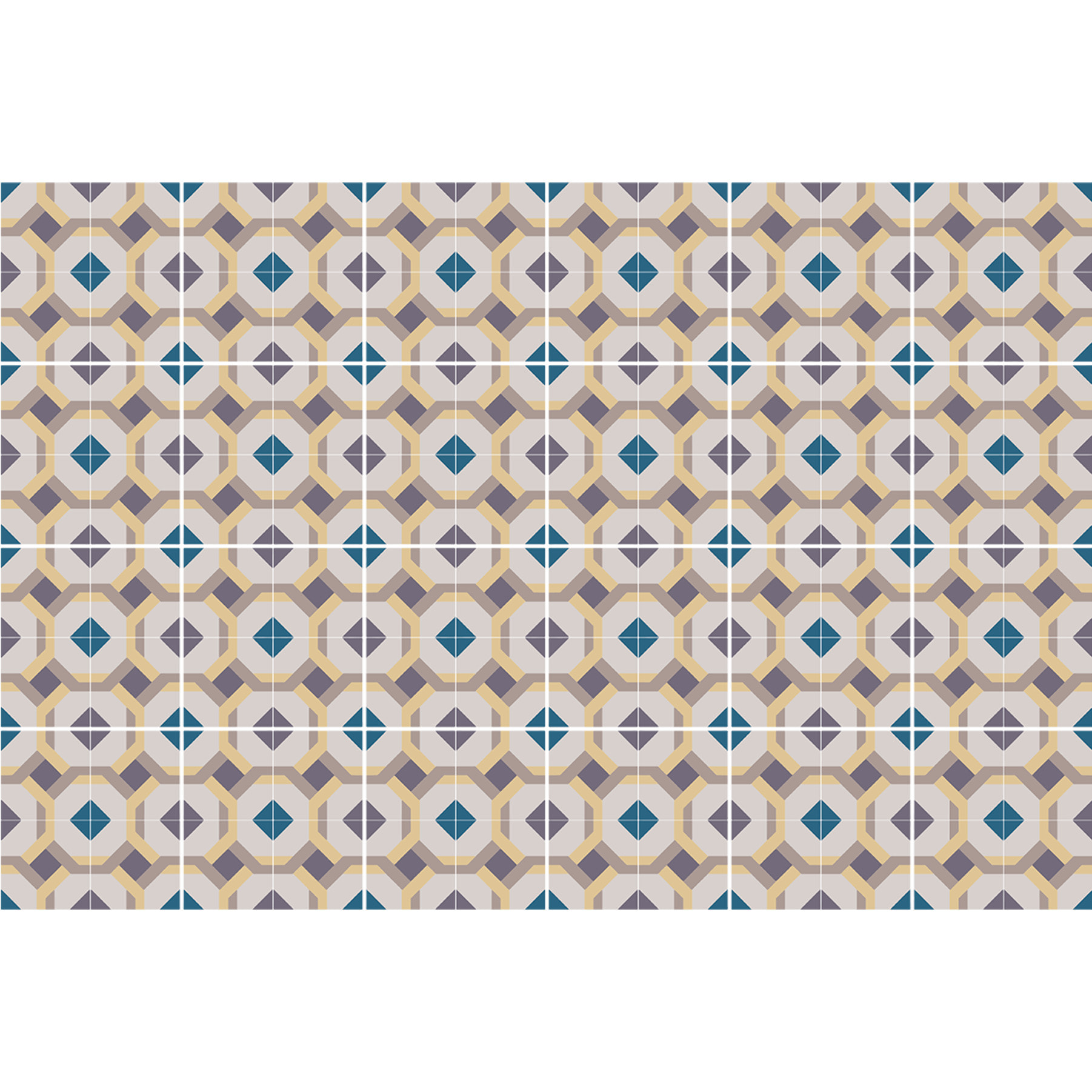 Stickers muraux - Sticker Mural Carrelage adhésif Cuisine Salle de Bain - 24 STICKERS CARRELAGES AZULEJOS GOSTOSO