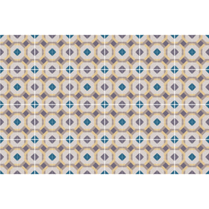 Stickers muraux - Sticker Mural Carrelage adhésif Cuisine Salle de Bain - 24 STICKERS CARRELAGES AZULEJOS GOSTOSO
