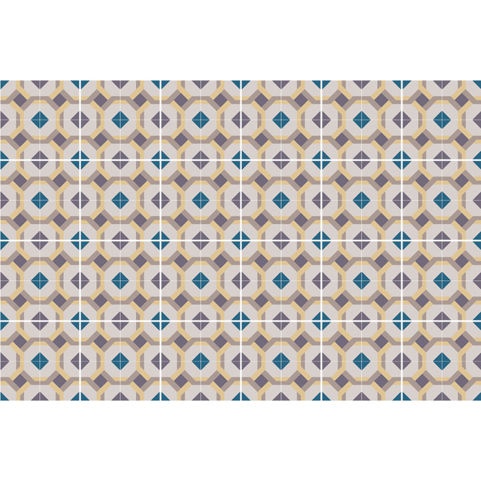 Stickers muraux - Sticker Mural Carrelage adhésif Cuisine Salle de Bain - 24 STICKERS CARRELAGES AZULEJOS GOSTOSO