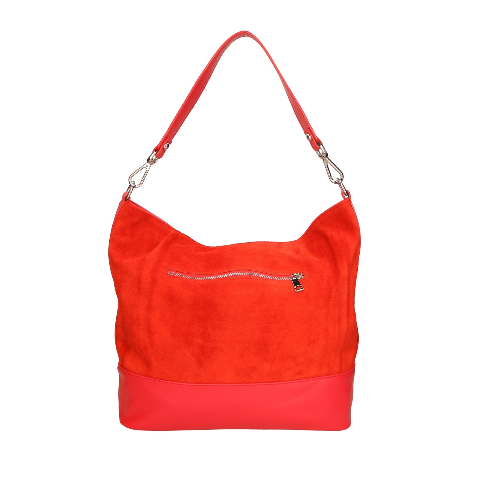 Borsa a spalla da donna - Modello Graziana - Vera pelle - 33.0 x 35.0 x 11.0 cm