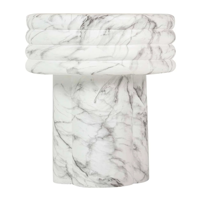 Mesa Auxiliar Blanco Sedit 37x37x42 Cm