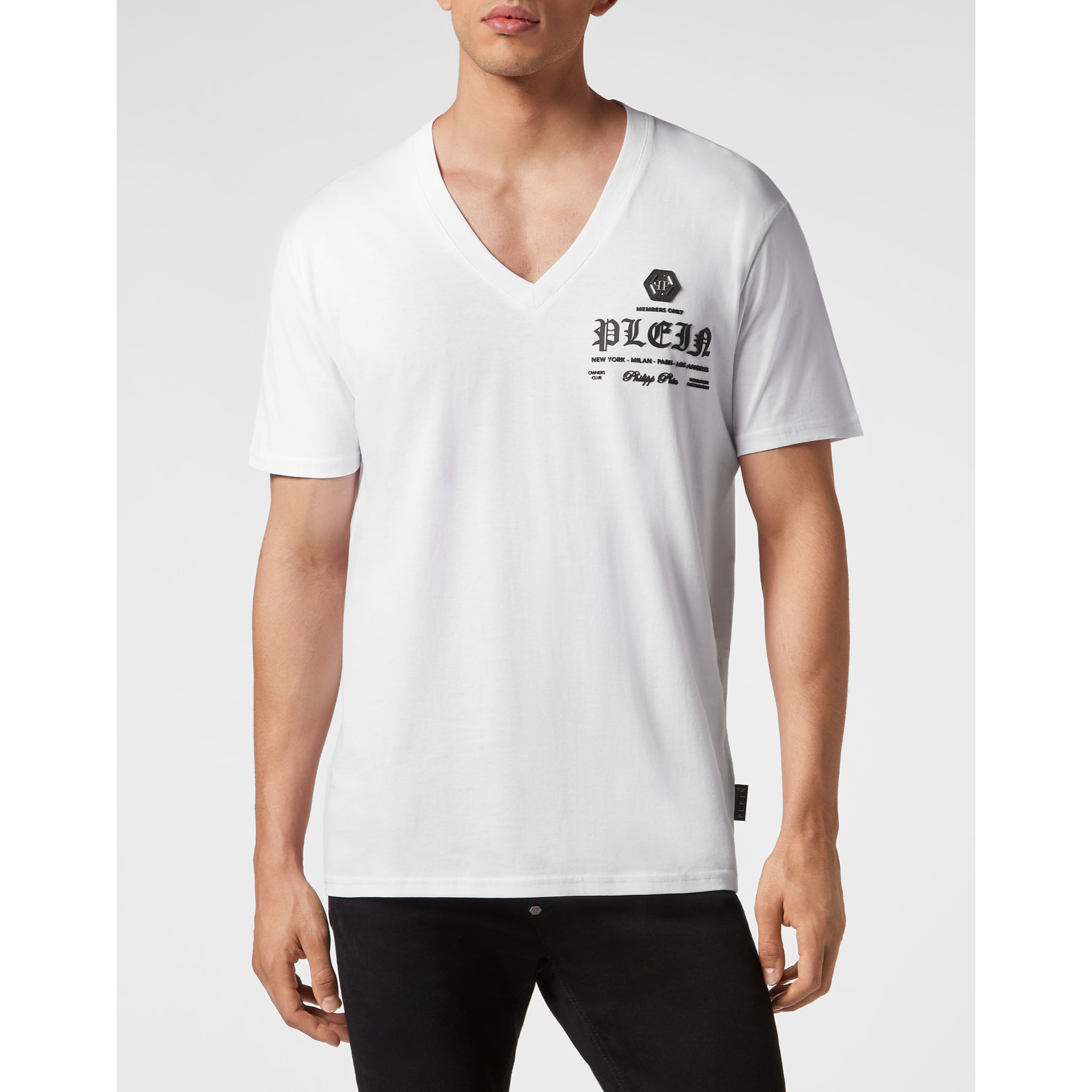 PHILIPP PLEIN Maglietta con scollo a V