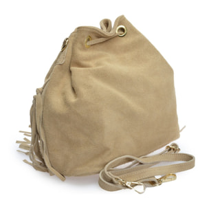 Borsa a tracolla Anna Luchini Beige