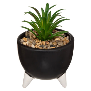 Plante artificielle - pot en céramique D8 cm