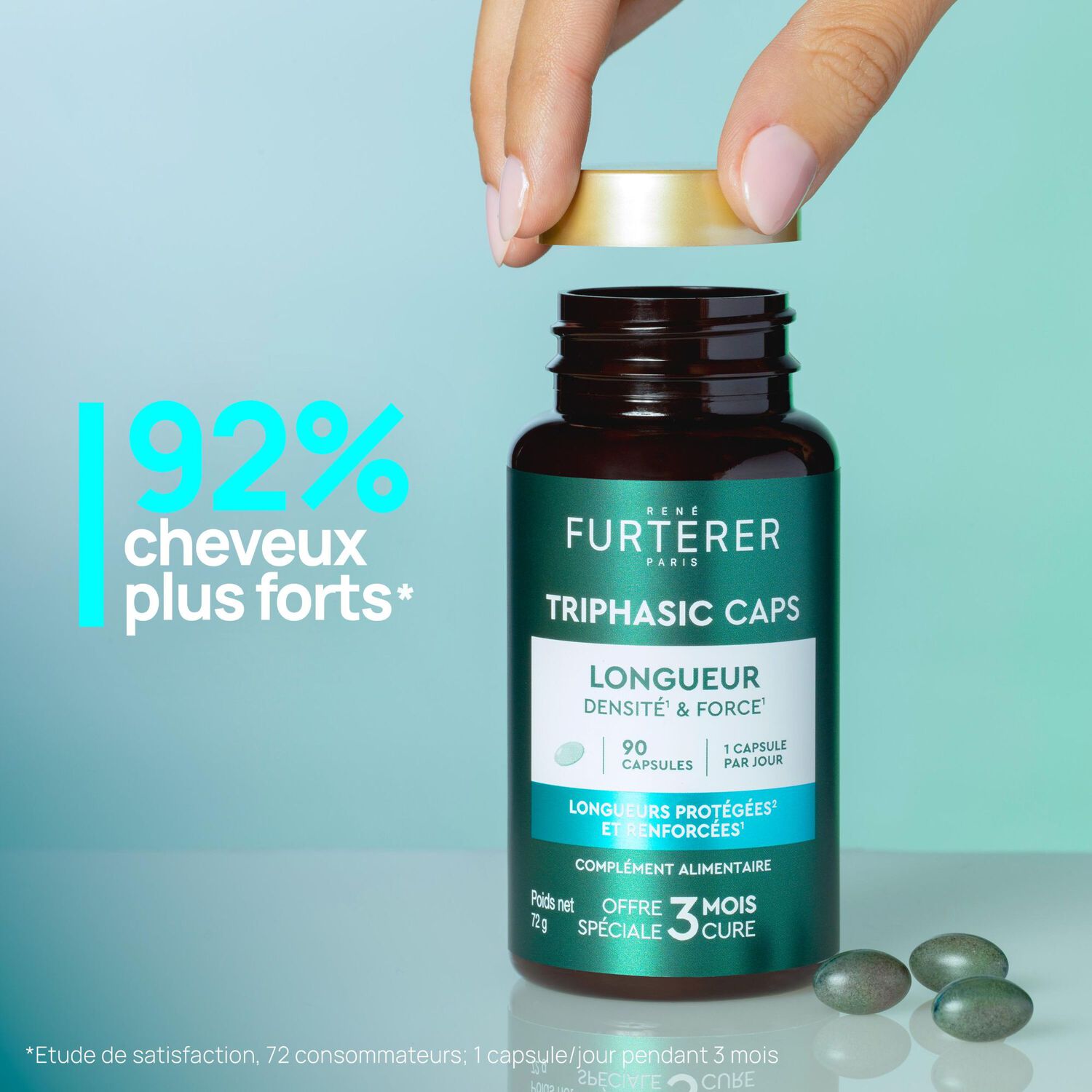 Triphasic Caps - Complément alimentaire Longueur