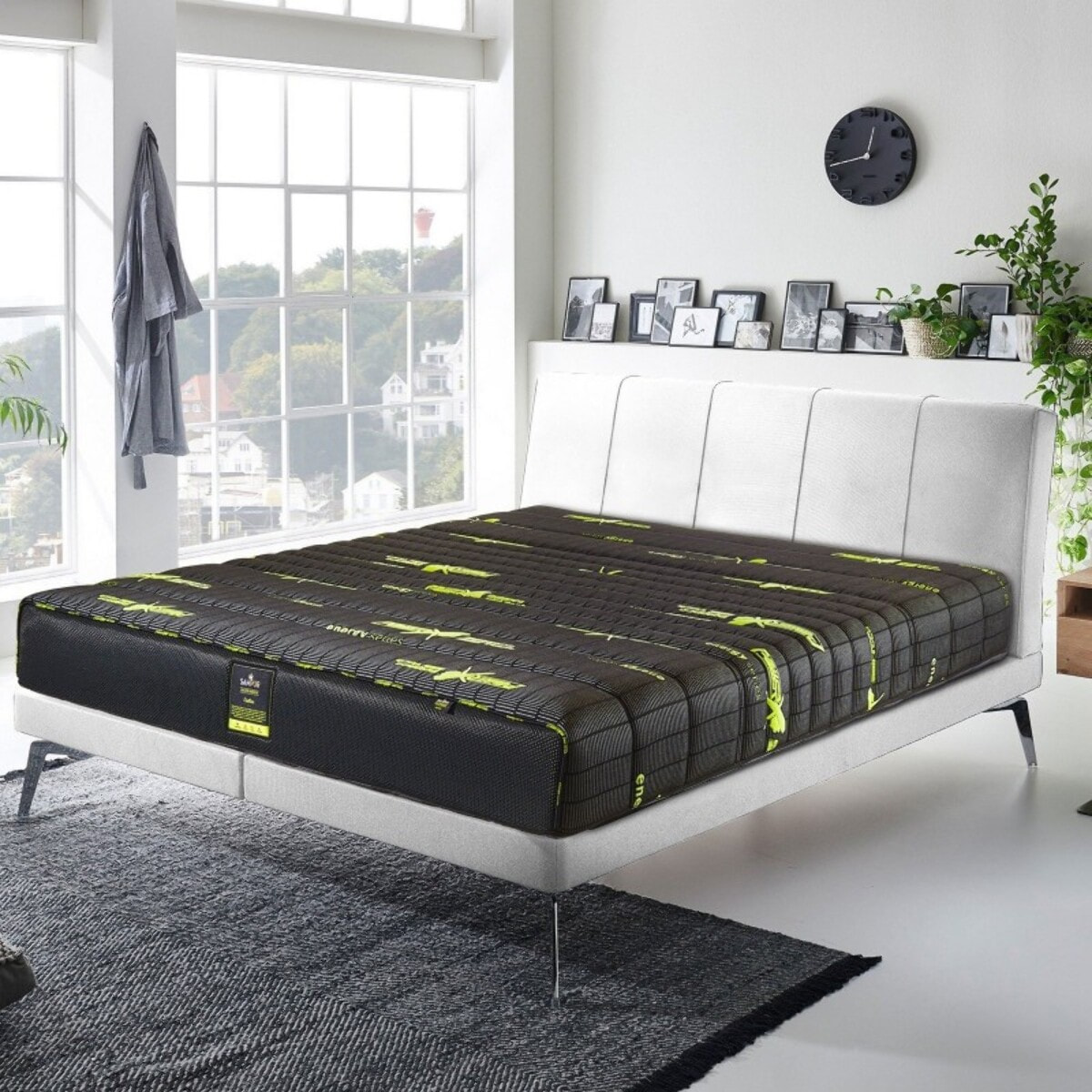 Matelas Charme | Mémoire de forme & Mousse Haute Résilience HRS+ | Déhoussable | Sommeil réparateur