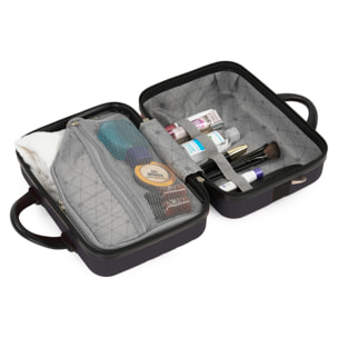 Juego De Trolley Cabina Y Neceser Itaca Havel Negro