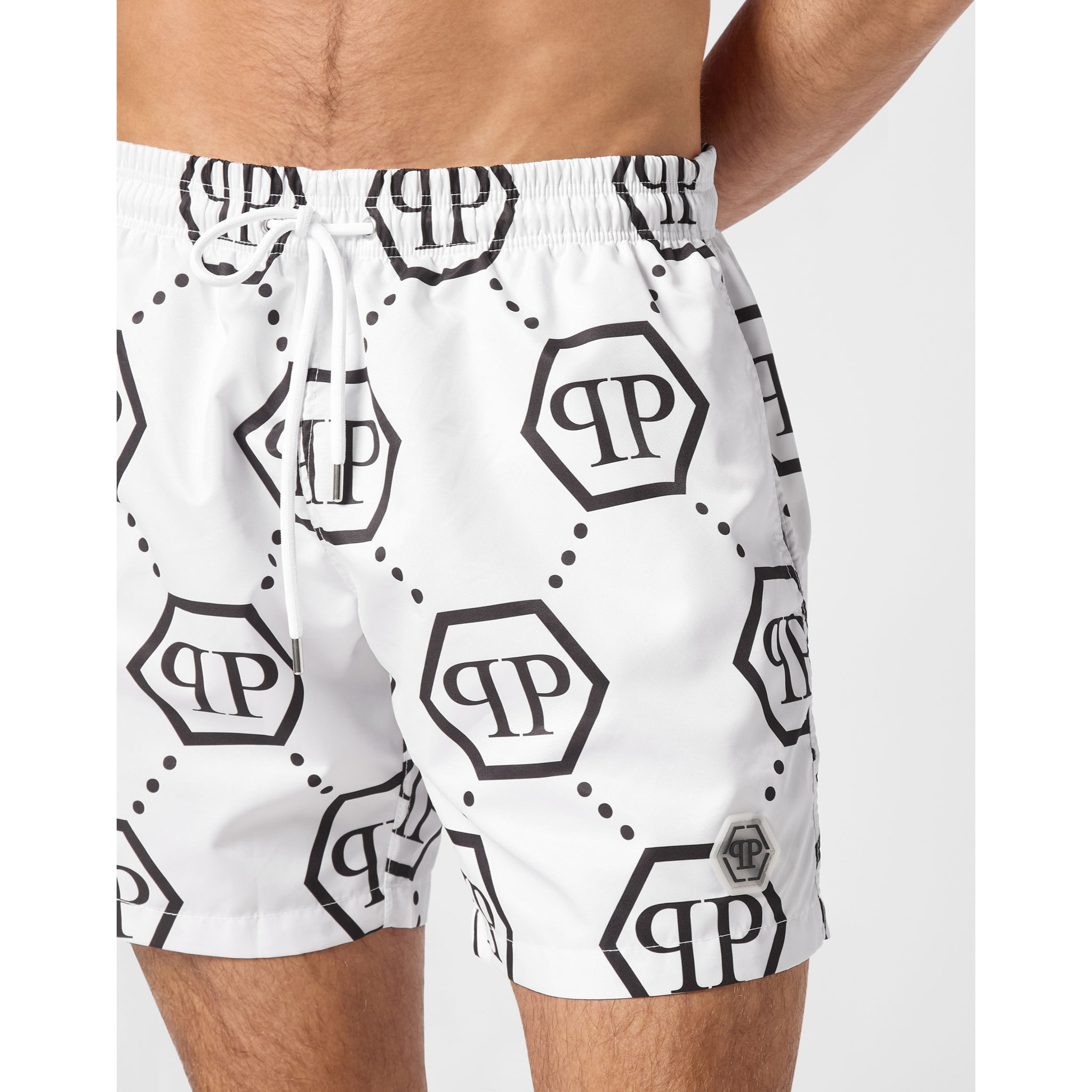 PHILIPP PLEIN Swim Trunks MONOGRAM