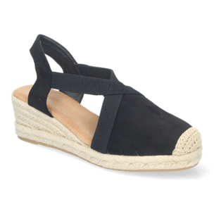 Sandalias de Cuña de Yute para Mujer, Estilo Elegante y Casual