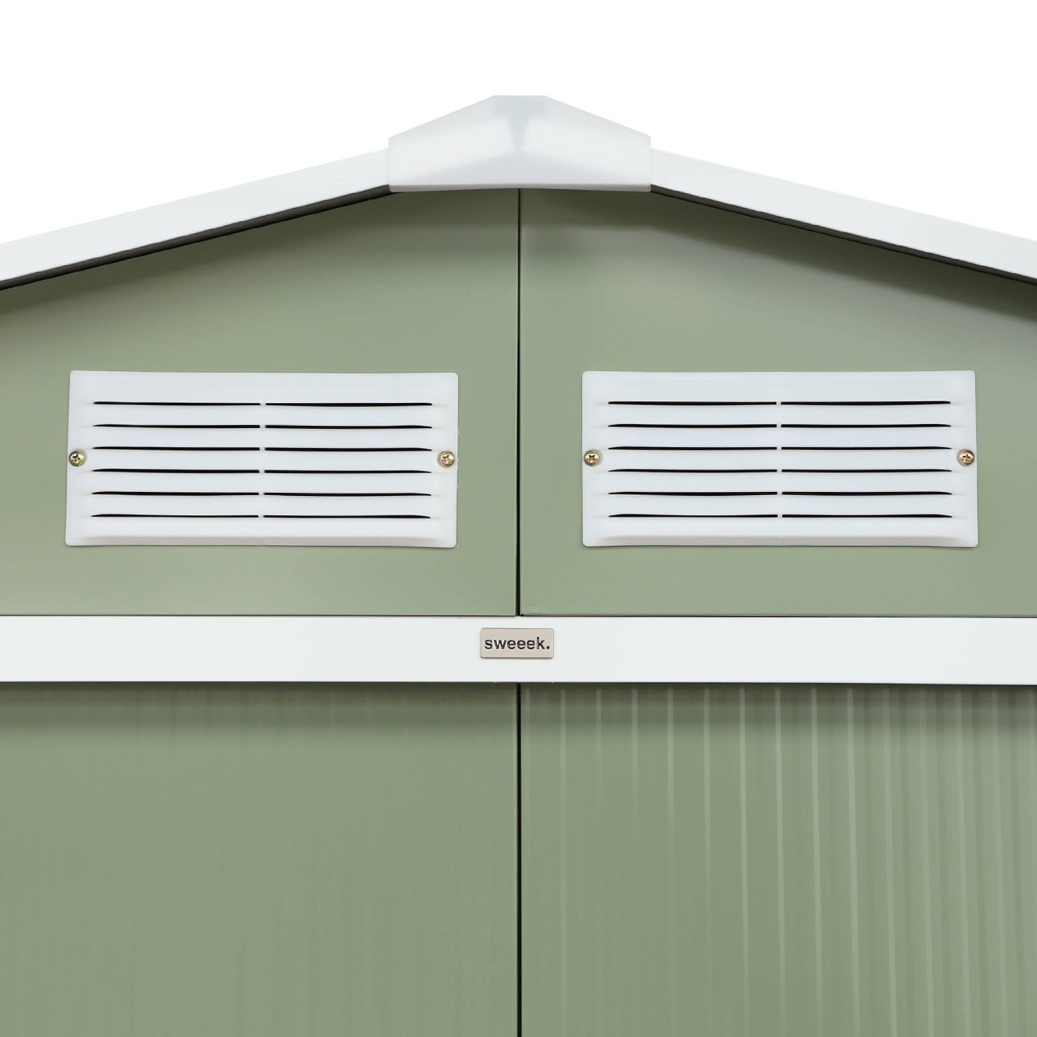 Abri de jardin métal 2,71m² avec kit d'ancrage HOUTLAND