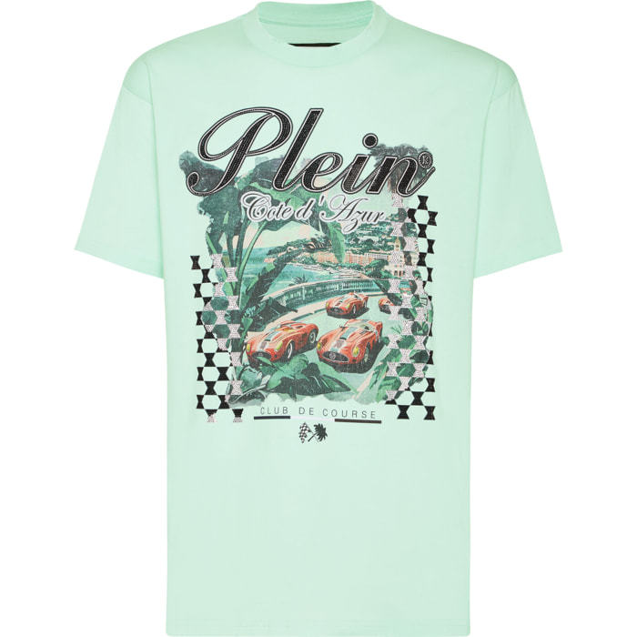 PHILIPP PLEIN Camiseta Cuello Redondo D AZUR