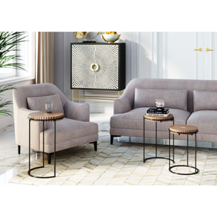 Tables d'appoint Hula Hula set de 3 Kare Design