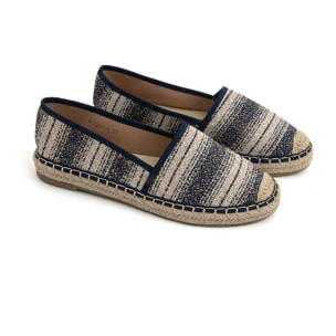 Espadrillas natural in paglia - BLUE