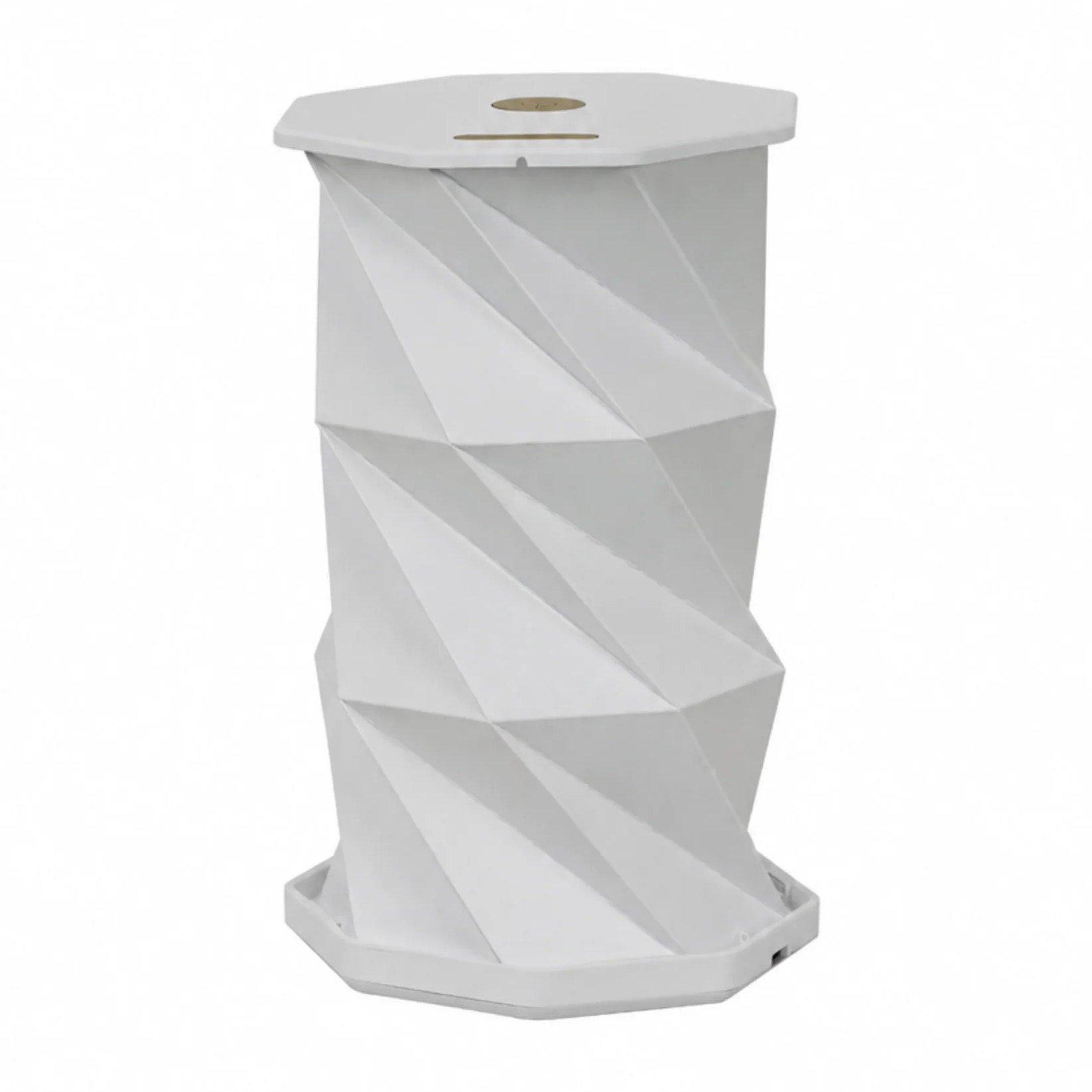 Lampe à poser en papier blanc - Kami