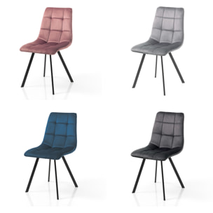 ORESTELUCHETTA Set 4 Sedie AMELIE COLORS (4 sedie colorate)