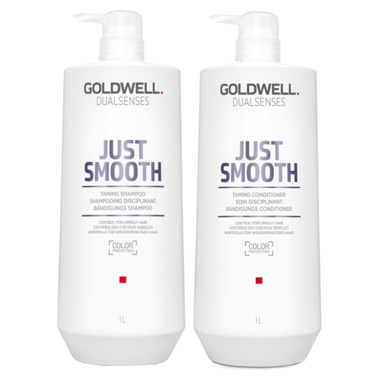 GOLDWELL Kit DS Just Smooth Taming Shampoo 1000ml + Conditioner 1000ml