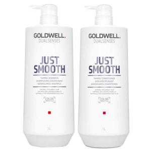 GOLDWELL Kit DS Just Smooth Taming Shampoo 1000ml + Conditioner 1000ml