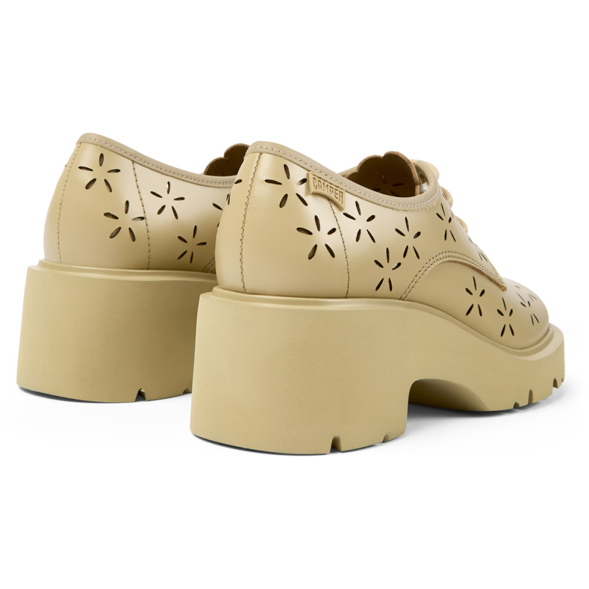 CAMPER Milah - Derbies Beige Mujer