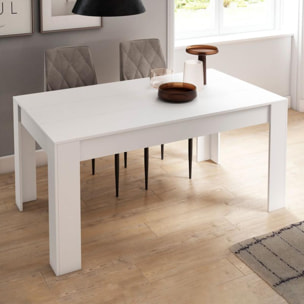 Mesa de comedor extensible Kana Blanco