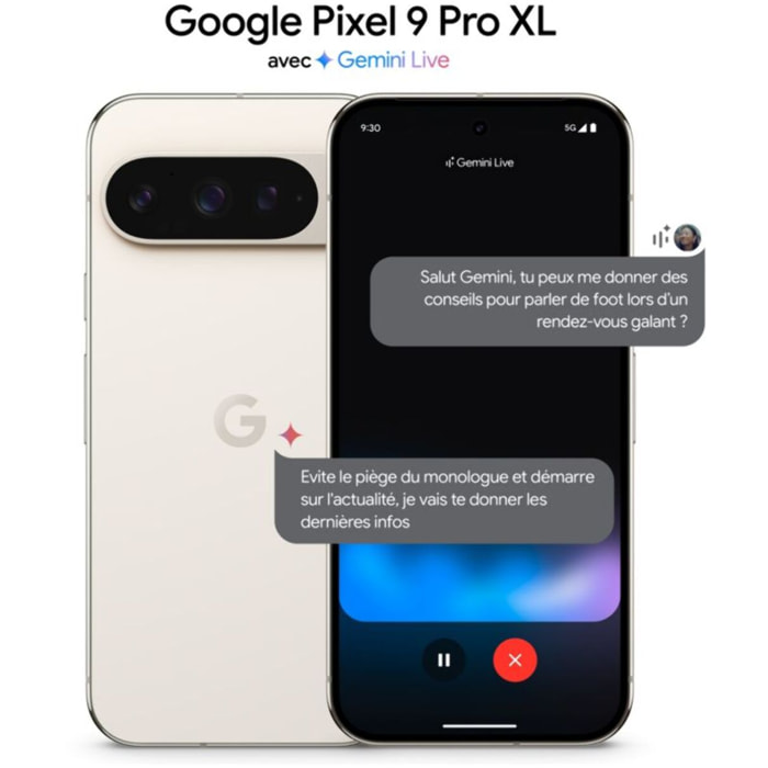 Smartphone GOOGLE Pixel 9 Pro XL Porcelaine 512Go
