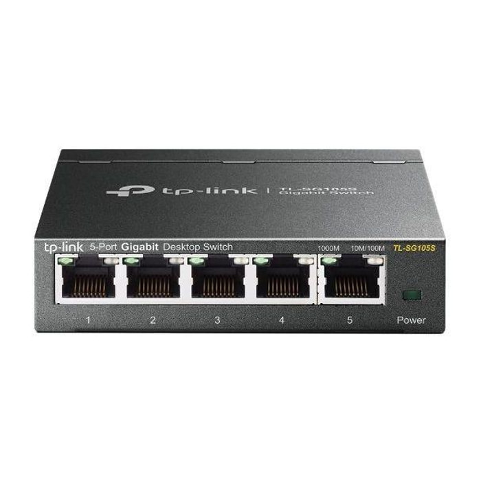 Switch ethernet TP-LINK TL-SG105S 5 ports 10 / 100 / 1000Mbps