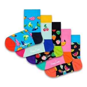 Calcetines 5-pack kids fruits gift