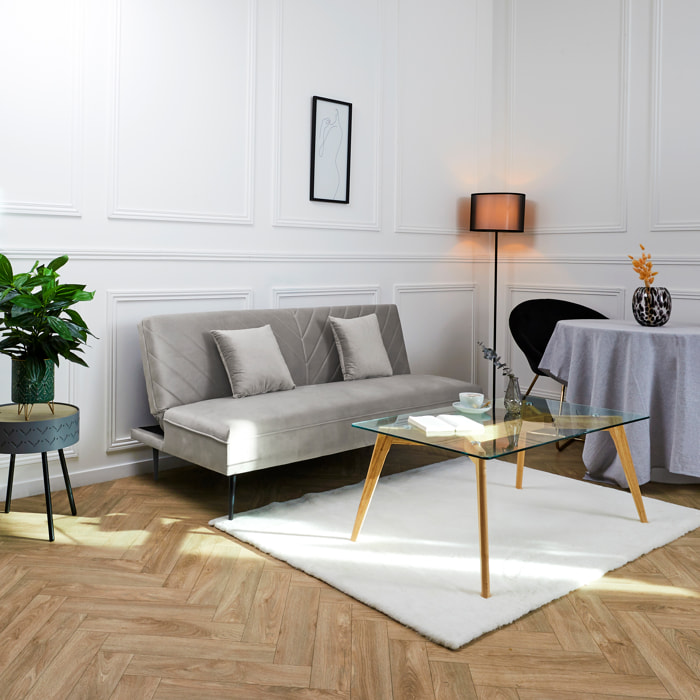 Canape Convertible Diane Gris M1