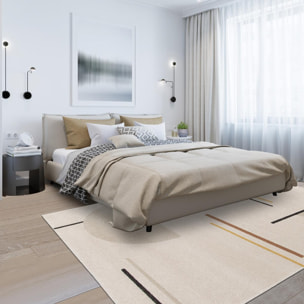 Tapis contemporain Lofe motif géometrique